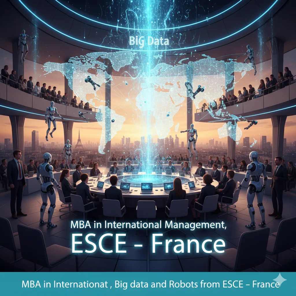 MBA in International Management, Big data and Robots from ESCE – France
